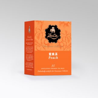 Peach Black Tea - 15 Pyramid Tea Bags