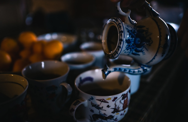 Pouring Ceylon Tea